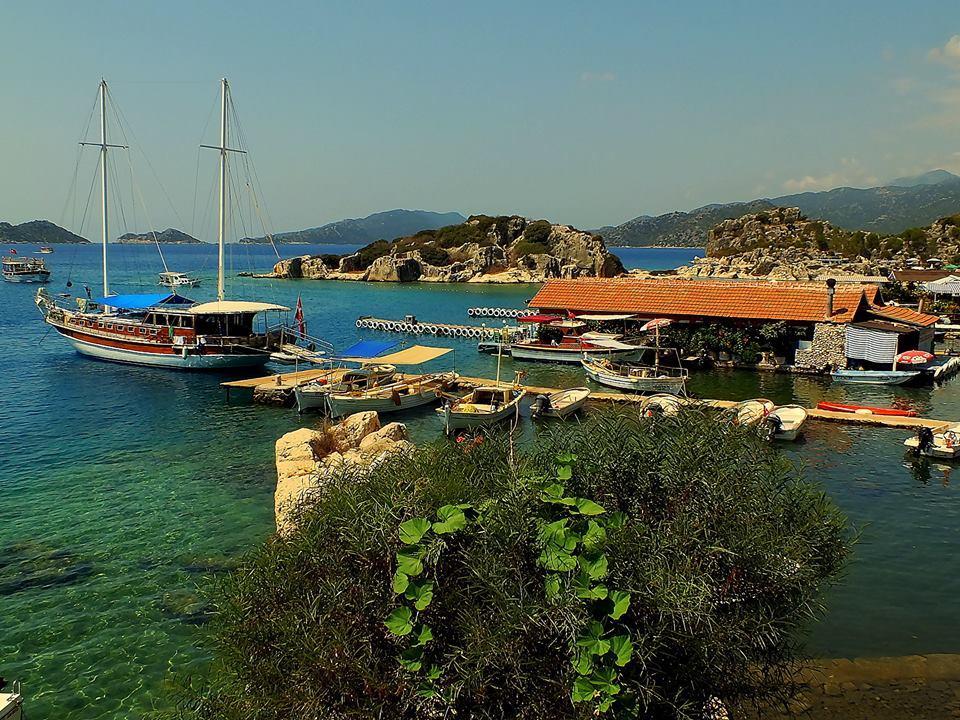 Sahil Pension Kaleucagiz Bagian luar foto